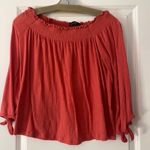 Off the shoulder blouse